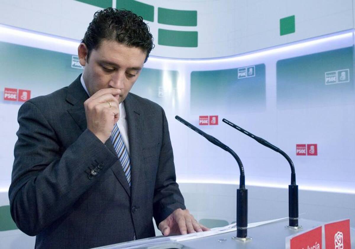 Rafael Velasco, exvicesecretario del PSOE andaluz, en octubre de 2010 cuando dejó la política