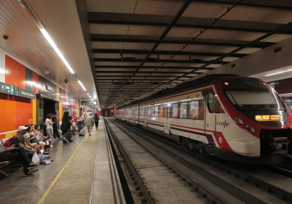 Tren de Cercanías en Málaga