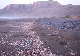 Los pélets encontrados en Tenerife son de un vertido diferente al de Galicia