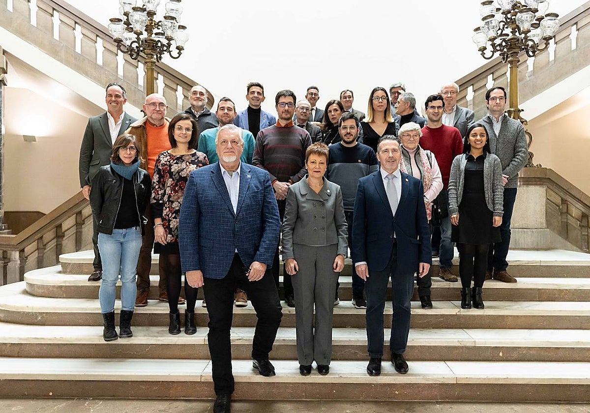 Imagen de la presentación de la spin-off conjunta de la UPV y la UV