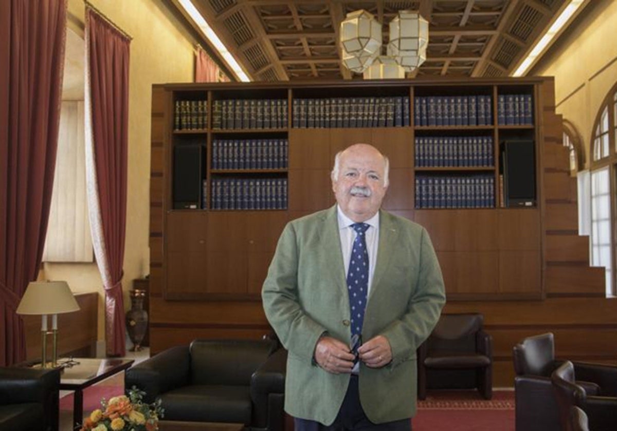 El presidente del Parlamento andaluz, Jesús Aguirre