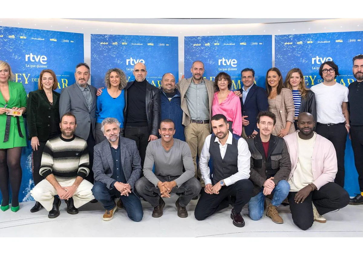 Imagen de la presentación en Madrid de la miniserie 'La Ley del Mar'