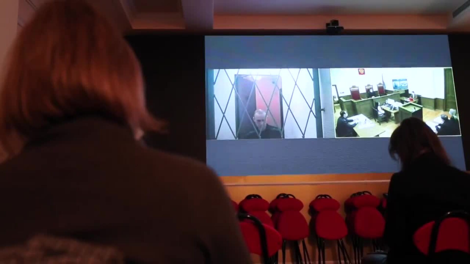 Vista judicial de Alexéi Navalni en la nueva prisión del círculo polar Ártico