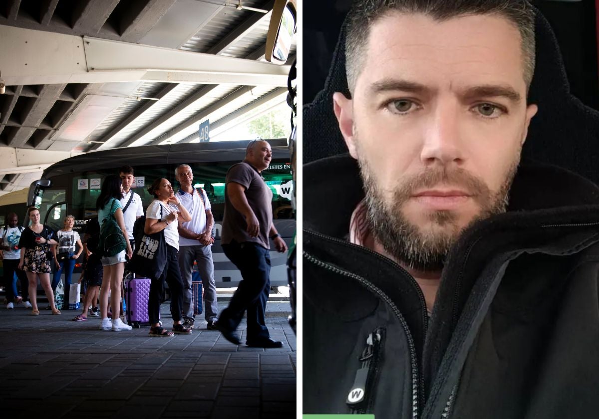 El conductor de autobús de Gijón que ha devuelto 1.400 euros, Carlos Sáez