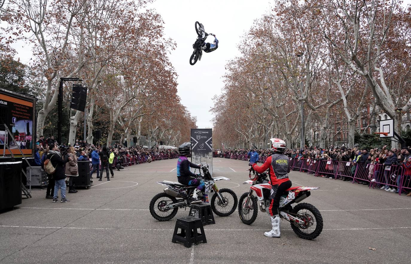 La exhibición de FreeStyleMX, en la Acera Recoletos