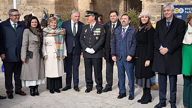 Paco Cañizares, ayer tras el acto homenaje a la Policía Nacional