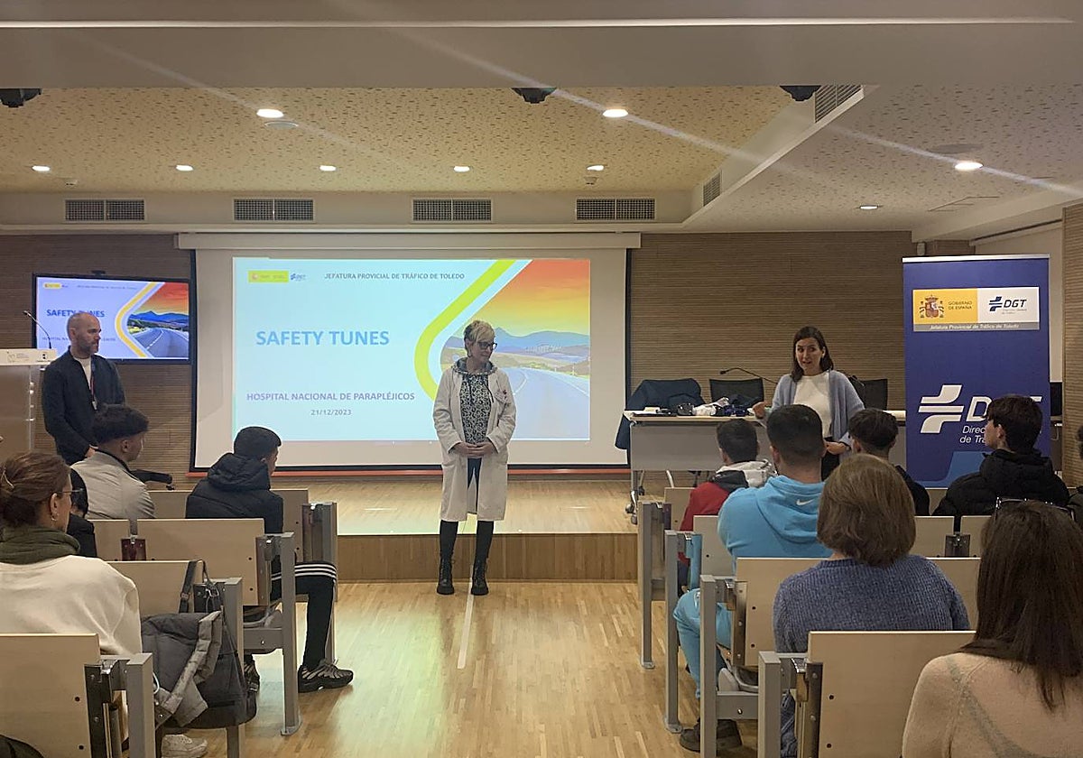 Momento de la jornada celebrada en el Hospital Nacional de Parapléjicos en Toledo