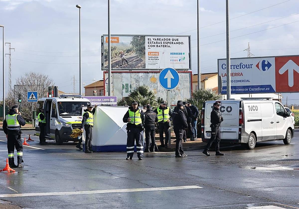 Efectivos en el lugar del suceso