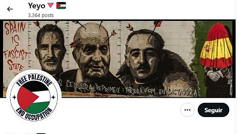 Uno de los perfiles que consta en el informe elaborado por el PPdeG, y que el partido cree que forma parte de ese «entramado» para difamar