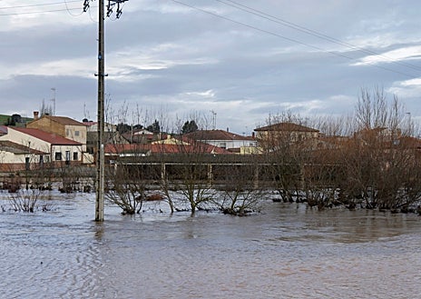 Imagen secundaria 1 - Desbordamientos en el campo de Salamanca
