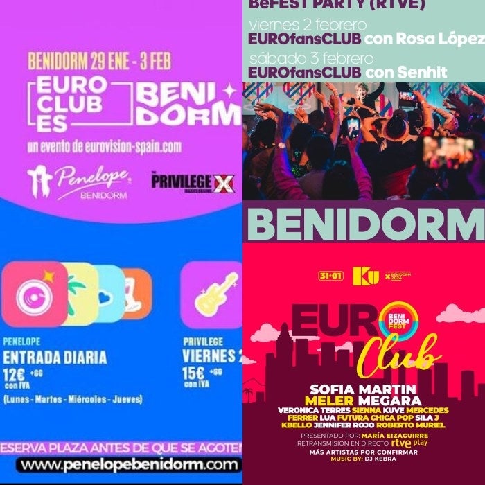 El Benidorm Fest ya crea ambiente con discotecas llenas, reventa y bares calentando motores para su concurso de tapas