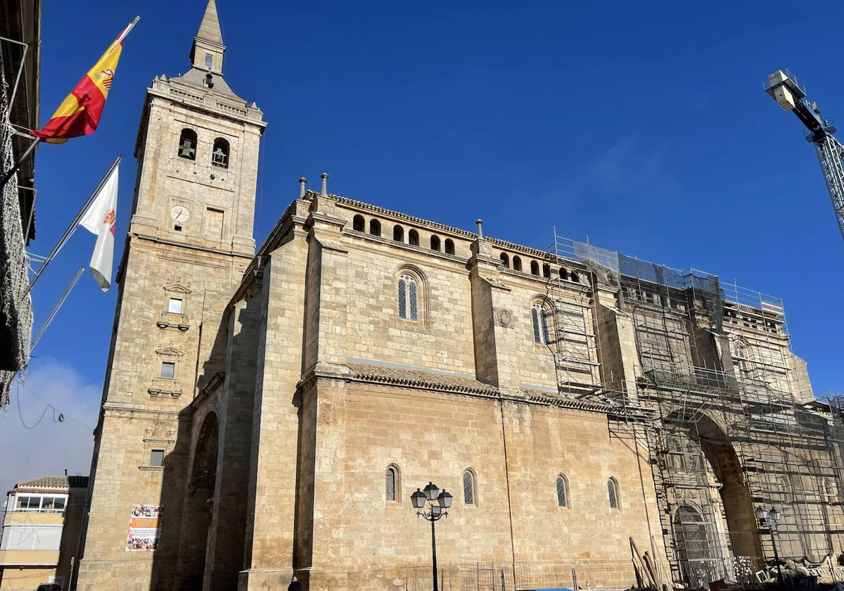 La colegiata, obra de Alonso de Covarrubias, es Bien de Interés Cultural desde 1992