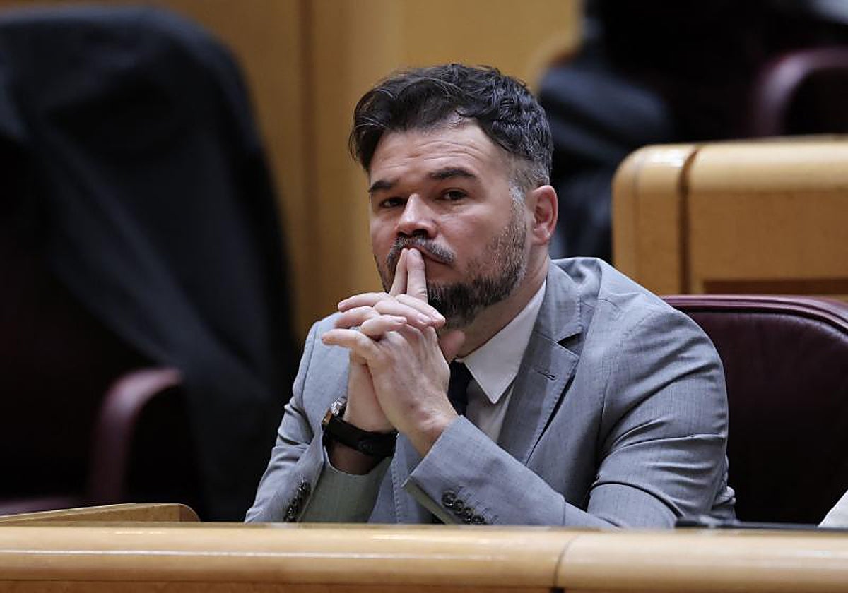 Gabriel Rufián en el último debate