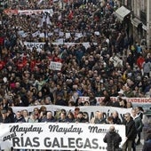 Naufraga el intento de la oposición en Galicia de emular la marcha del Prestige para exprimir la crisis de los pélets