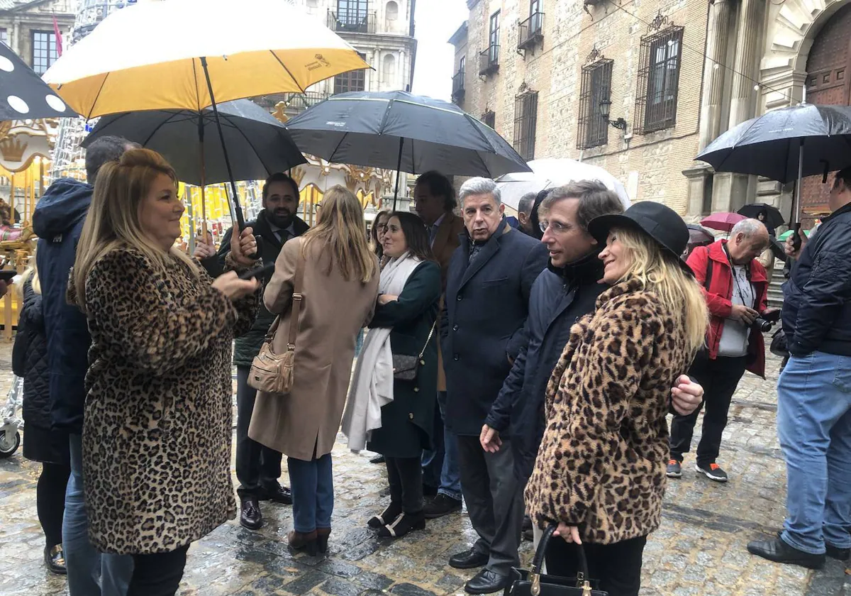 José Luis Martínez-Almeida, el invierno pasado, durante una visita a la ciudad de Toledo