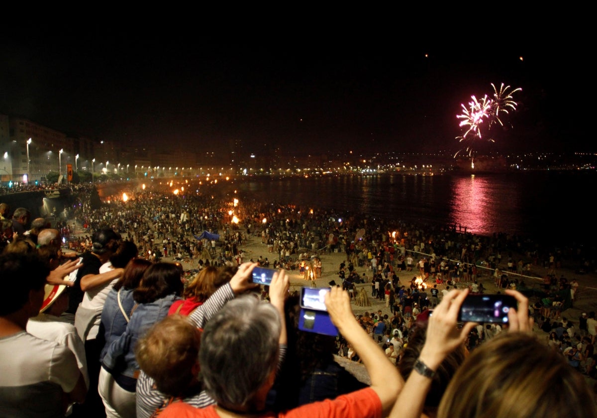 Noche de San Juan en La Coruña, cuando sucedieron los hechos