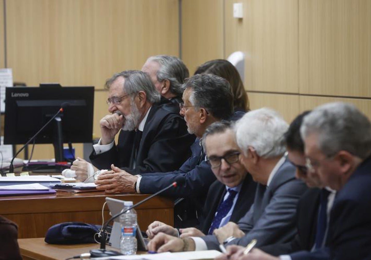 Imagen del exvicealcalde de Valencia Alfonso Grau en la Ciudad de la Justicia