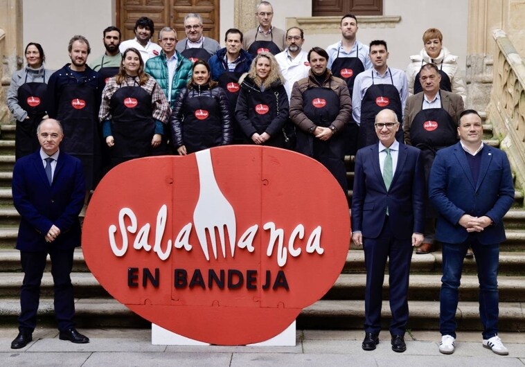 El presidente de la Diputación de Salamanca, Javier Iglesias, presenta la participación de los miembros del Club Salamanca en Bandeja en Madrid Fusión