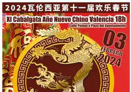 Año Nuevo Chino en Valencia desde el 24 de enero: celebraciones, actividades y cuándo es la Gran Cabalgata