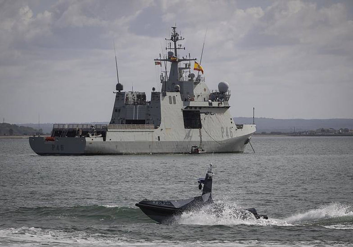 Imagen de archivo de un buque de la OTAN