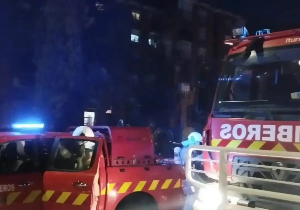 Incendio de madrugada en una vivienda del Polígono de Toledo