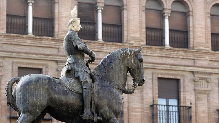 Monumento al Gran Capitán en Las Tendillas