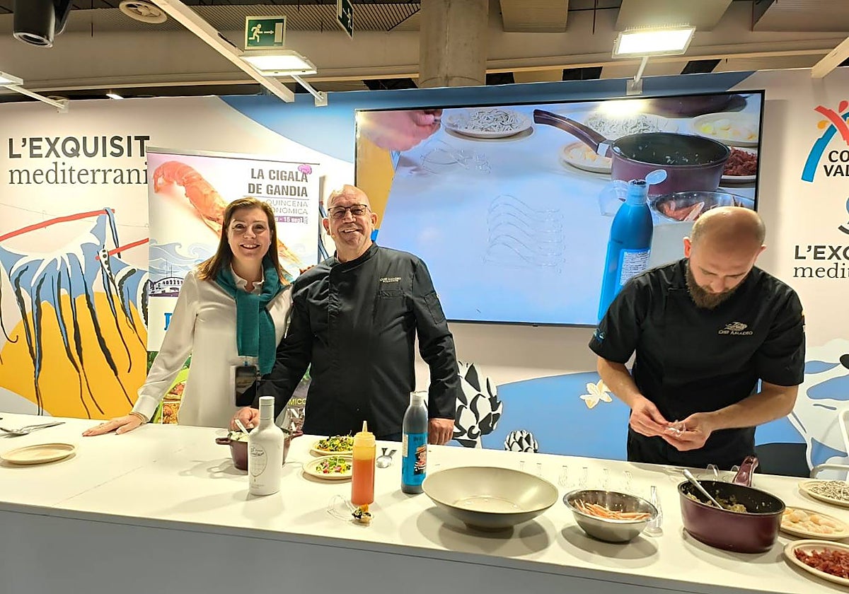 Imagen de uno de los showcookings de la Comunidad Valenciana en Madrid Fusión