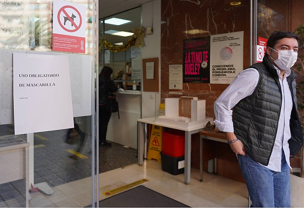 Imagen tomada en un centro de salud de Valencia