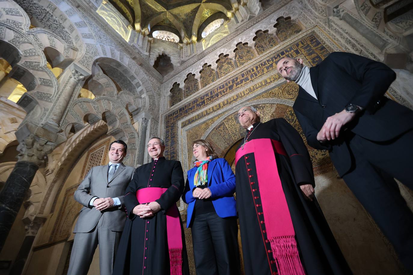 Fotos: el inicio de la restauración de la maqsura de la Mezquita-Catedral de Córdoba