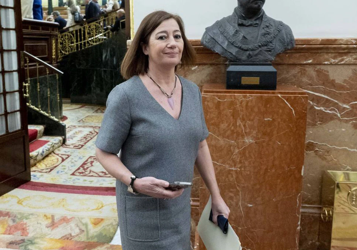 La presidenta del Congreso de los Diputados, Francina Armengol