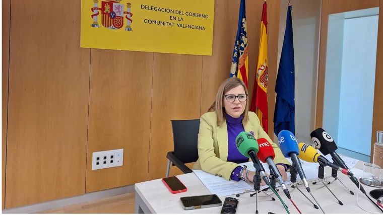 Imagen de la delegada del Gobierno en la Comunidad Valenciana, Pilar Bernabé