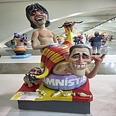 La 'sumisión' de Sánchez con Puigdemont, en las Fallas de Valencia: «Es la sátira de la política española»