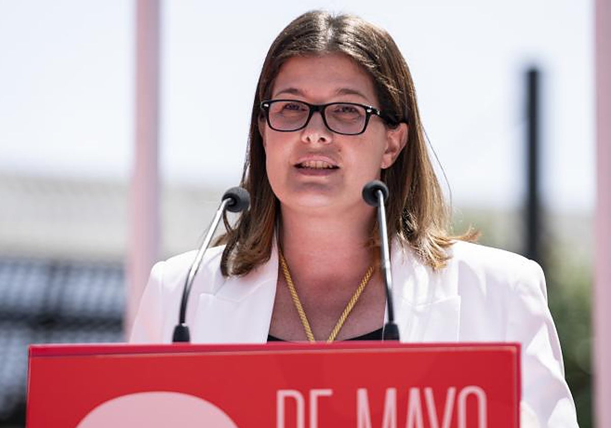 La exalcaldesa de Móstoles Noelia Posse