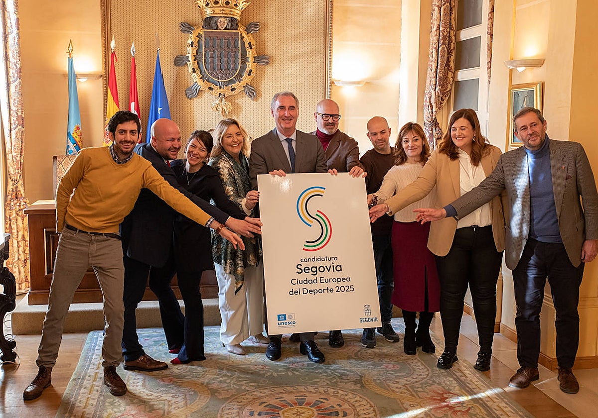 Presentación del logotipo de la candidatura de Segovia para ser 'Ciudad Europea del Deporte 2025'