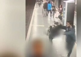 Detenido por agredir a varias mujeres en el metro de Barcelona