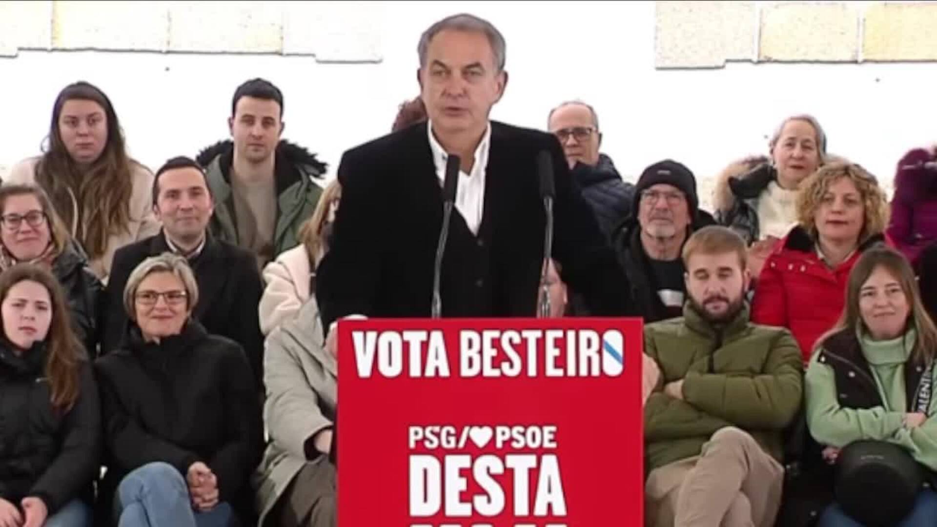 Zapatero carga contra el PP: &quot;En unas semanas propondrán beatificar a Puigdemont&quot;