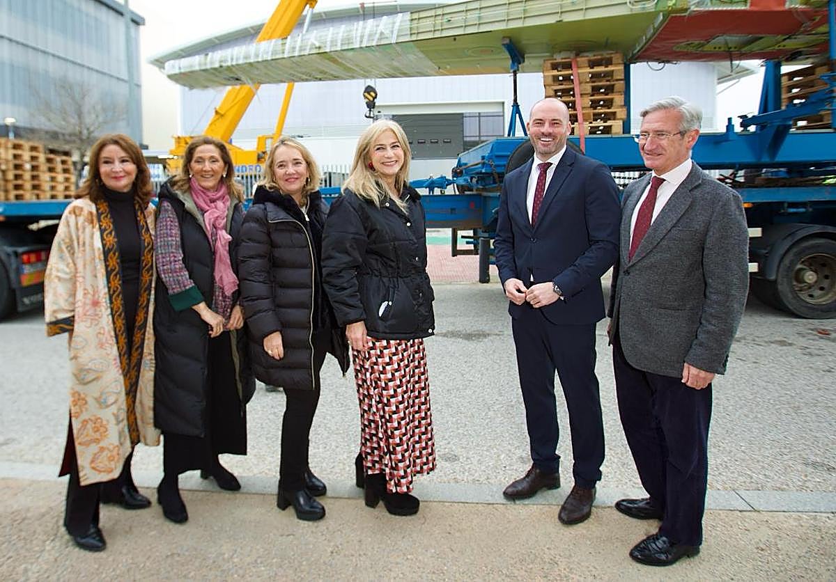 Patricia del Pozo, en las instalaciones donde se impartirán los ciclos formativos