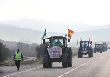 Cinco rutas de tractoradas el viernes para colapsar las carreteras de Córdoba