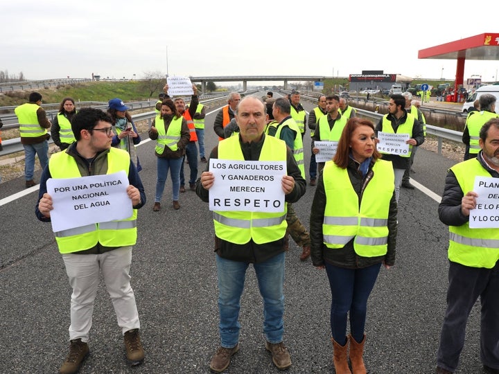 Las concentraciones de agricultores y ganaderos en Toledo, en imágenes