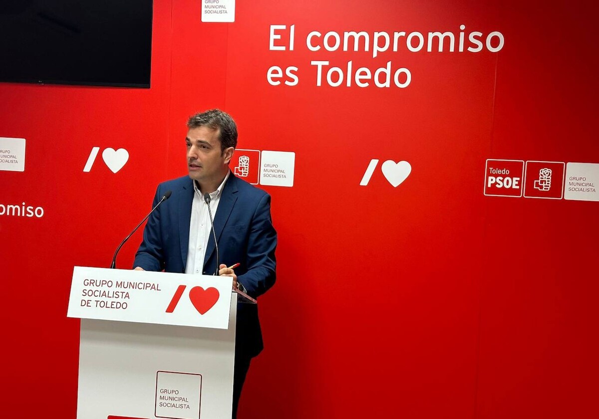 Pablo García, viceportavoz del PSOE en el Ayuntamiento de Toledo