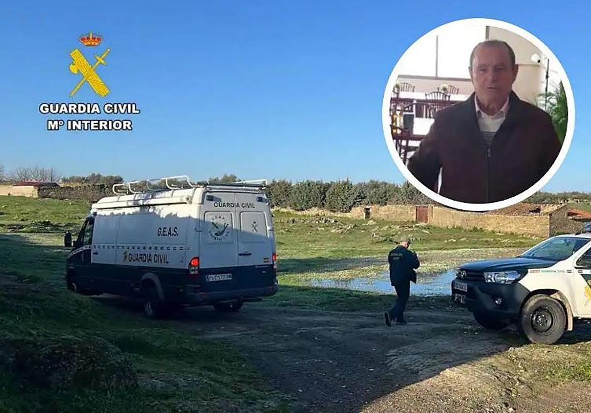 La Guardia Civil busca a Vicente, un vecino de Hinojal (Cáceres)