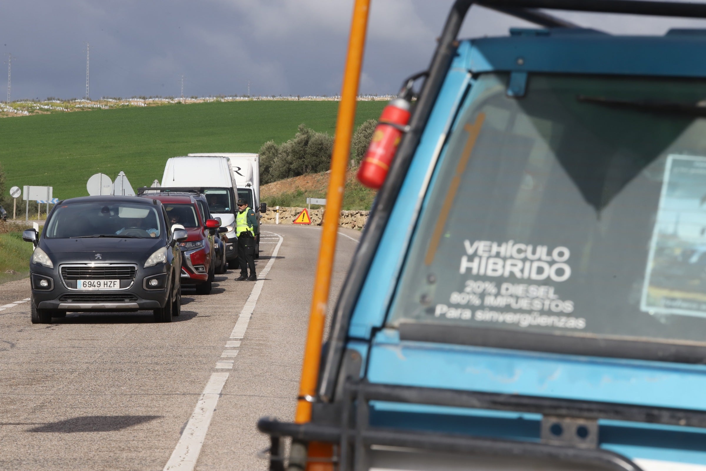 Fotos: las tractoradas colapsan varias carreteras de Córdoba