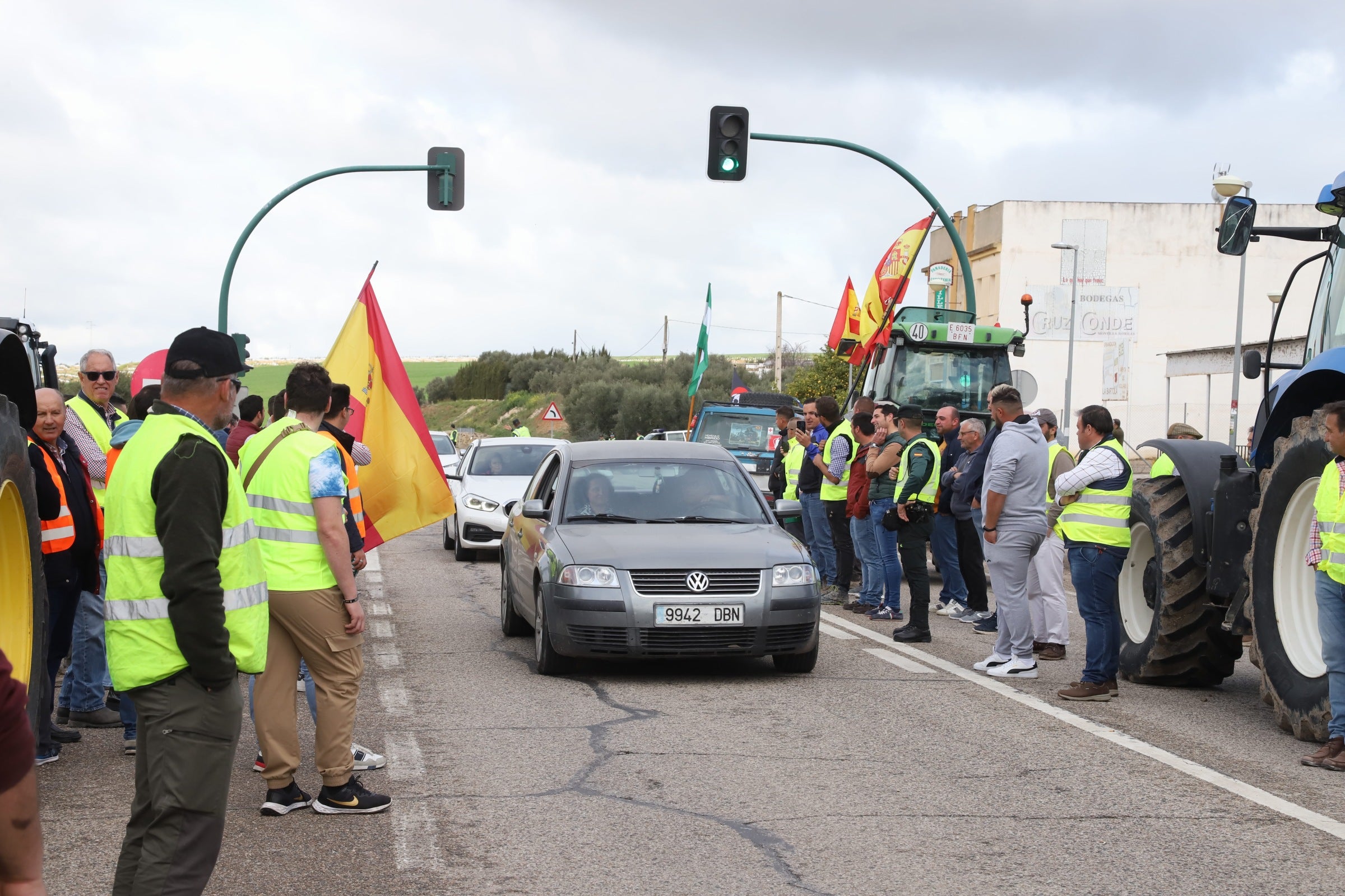 Fotos: las tractoradas colapsan varias carreteras de Córdoba