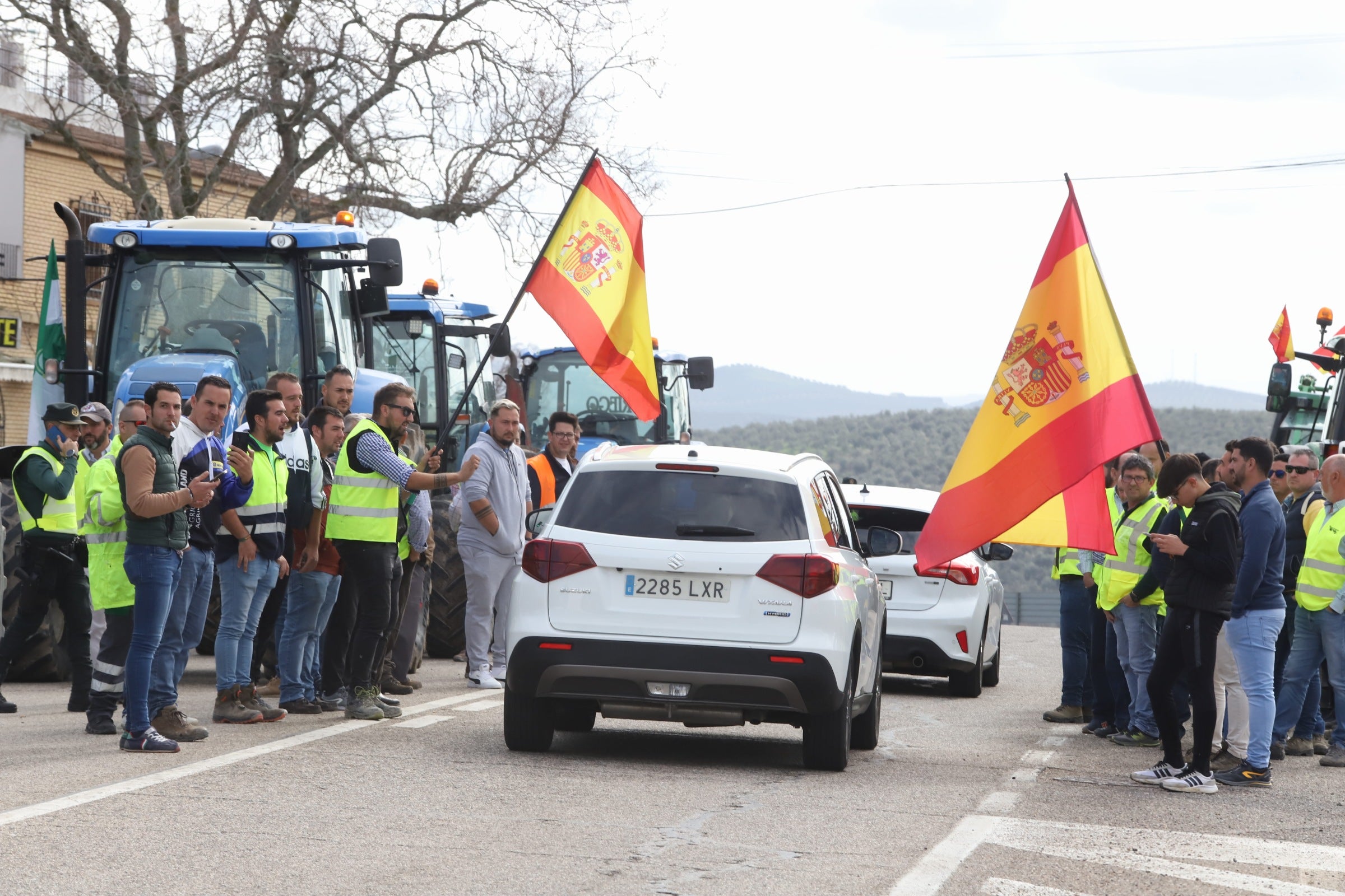 Fotos: las tractoradas colapsan varias carreteras de Córdoba