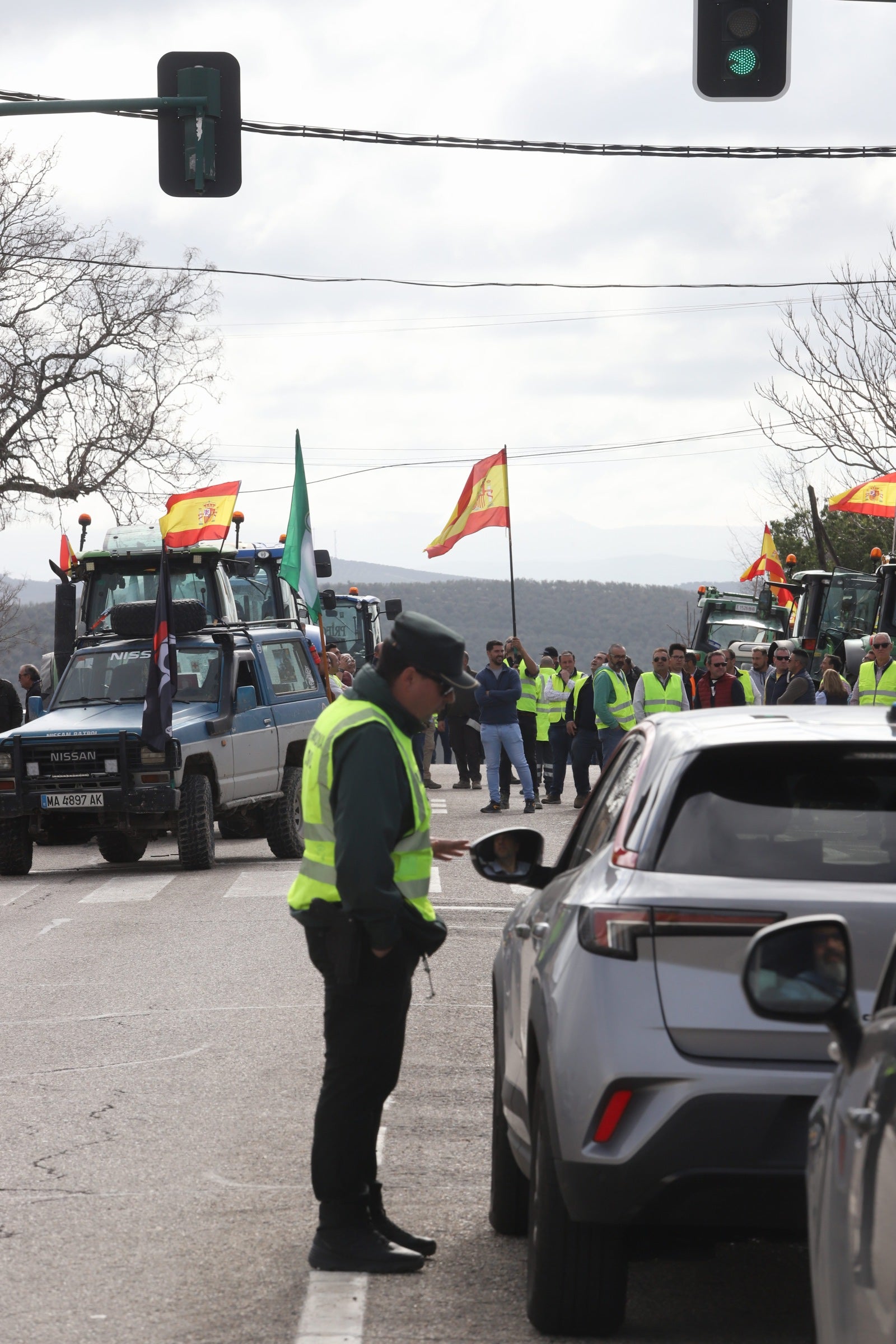 Fotos: las tractoradas colapsan varias carreteras de Córdoba