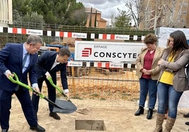 Colocada la primera piedra del futuro Centro de Referencia de Alzheimer de Albacete