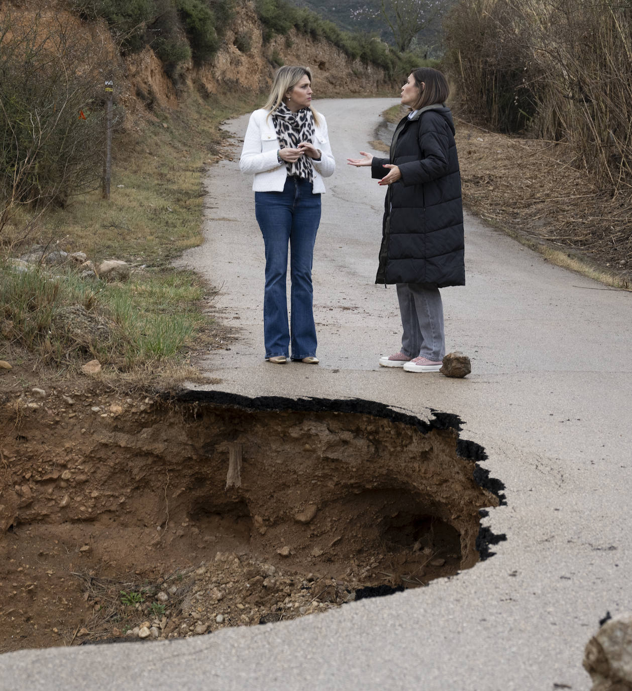 Imagen de la visita de Marta Barrachina a Canet lo Roig