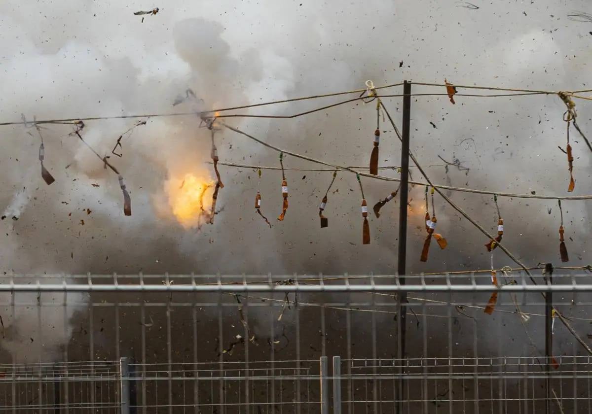 Mascletá en Valencia