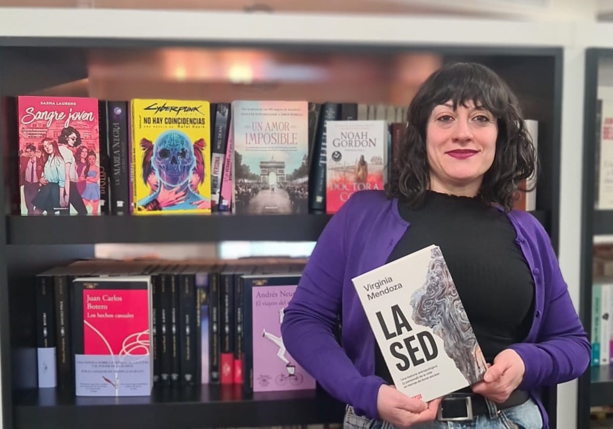 La periodista y antropóloga ciudadrealeña Virginia Mendoza, autora de 'La sed'