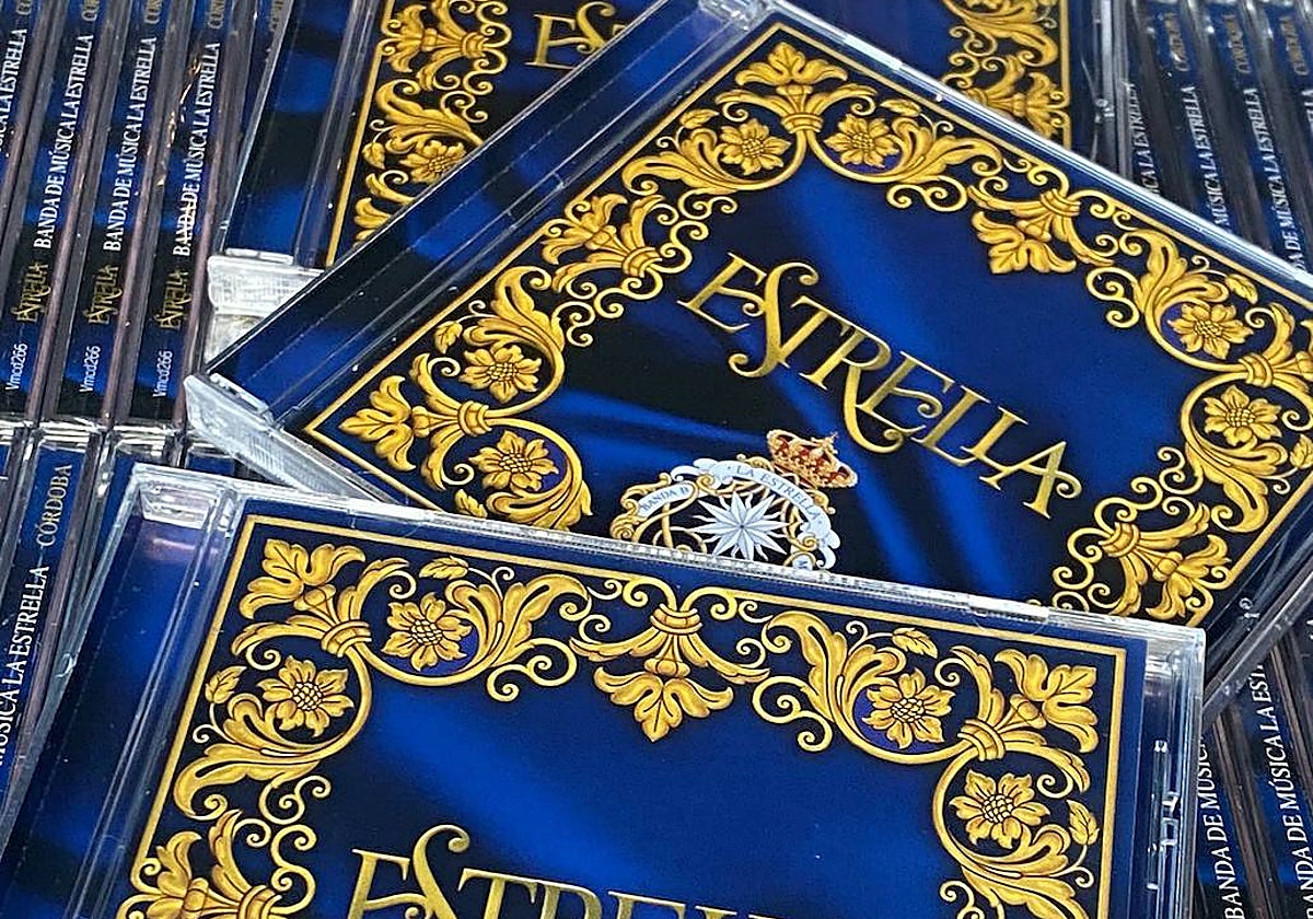 Discos de la banda de la Estrella, con portada diseñada por Rafael de Rueda